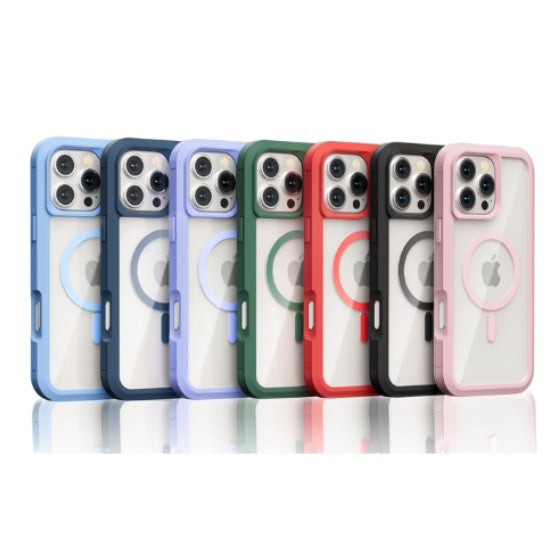 Dual-Layer Clear iPhone Case with MagSafe