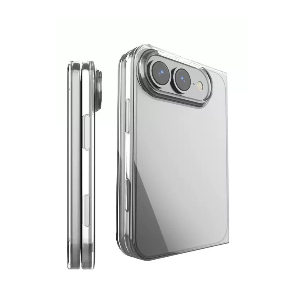 iPhone 18 Fold Clear TPU PC Case