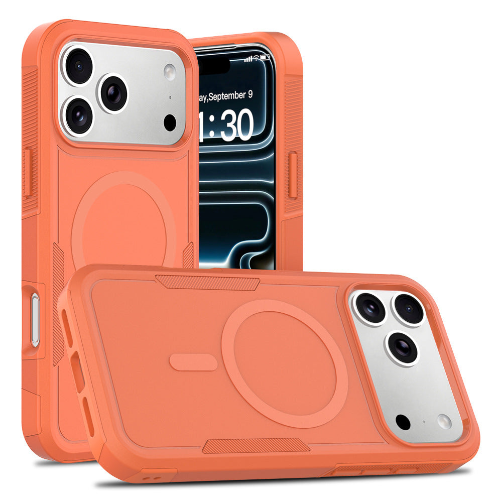 For iPhone 17 Pro Max Case 2 in 1 PC + TPU Shockproof Phone Cover -