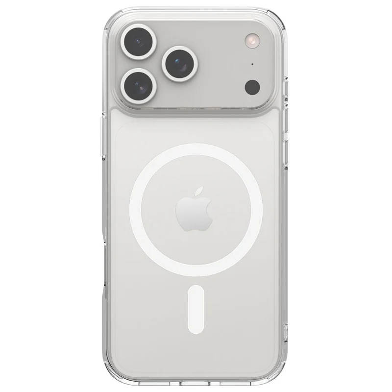 Crystal Clear MagSafe Case for iPhone 18 Pro Max – Anti-Yellow Transparent Magnetic Cover