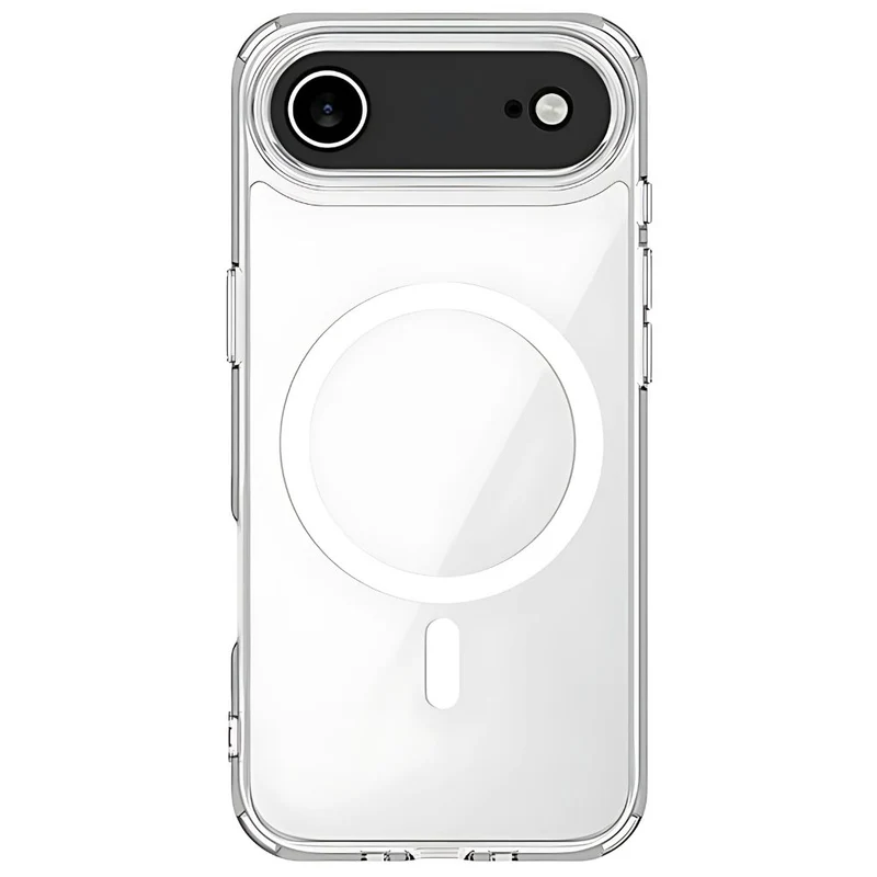 Crystal Clear MagSafe Case for iPhone 18 Pro Max – Anti-Yellow Transparent Magnetic Cover
