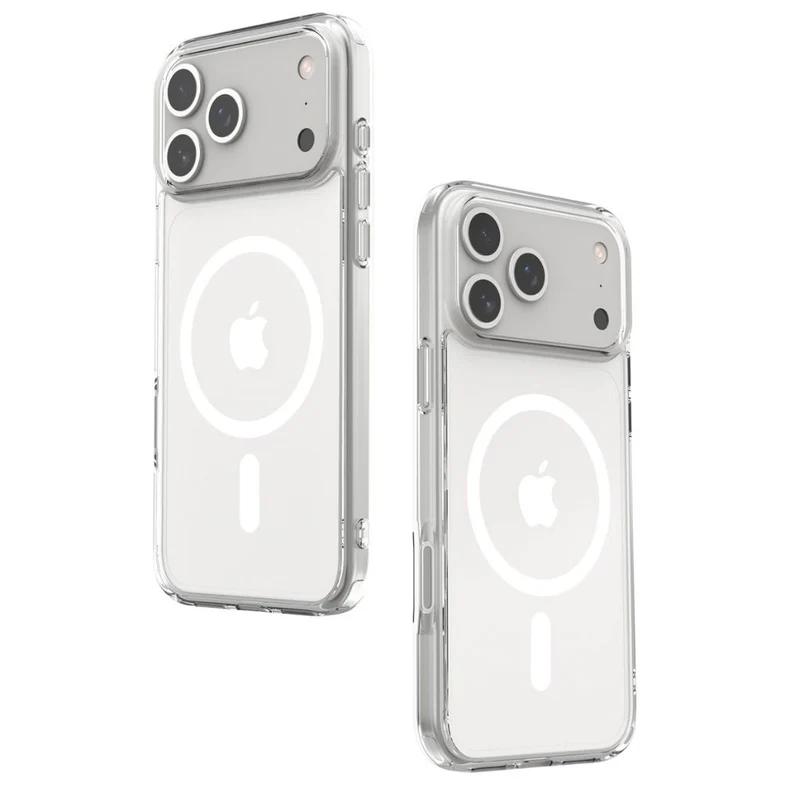 Crystal Clear MagSafe Case for iPhone 18 Pro Max – Anti-Yellow Transparent Magnetic Cover