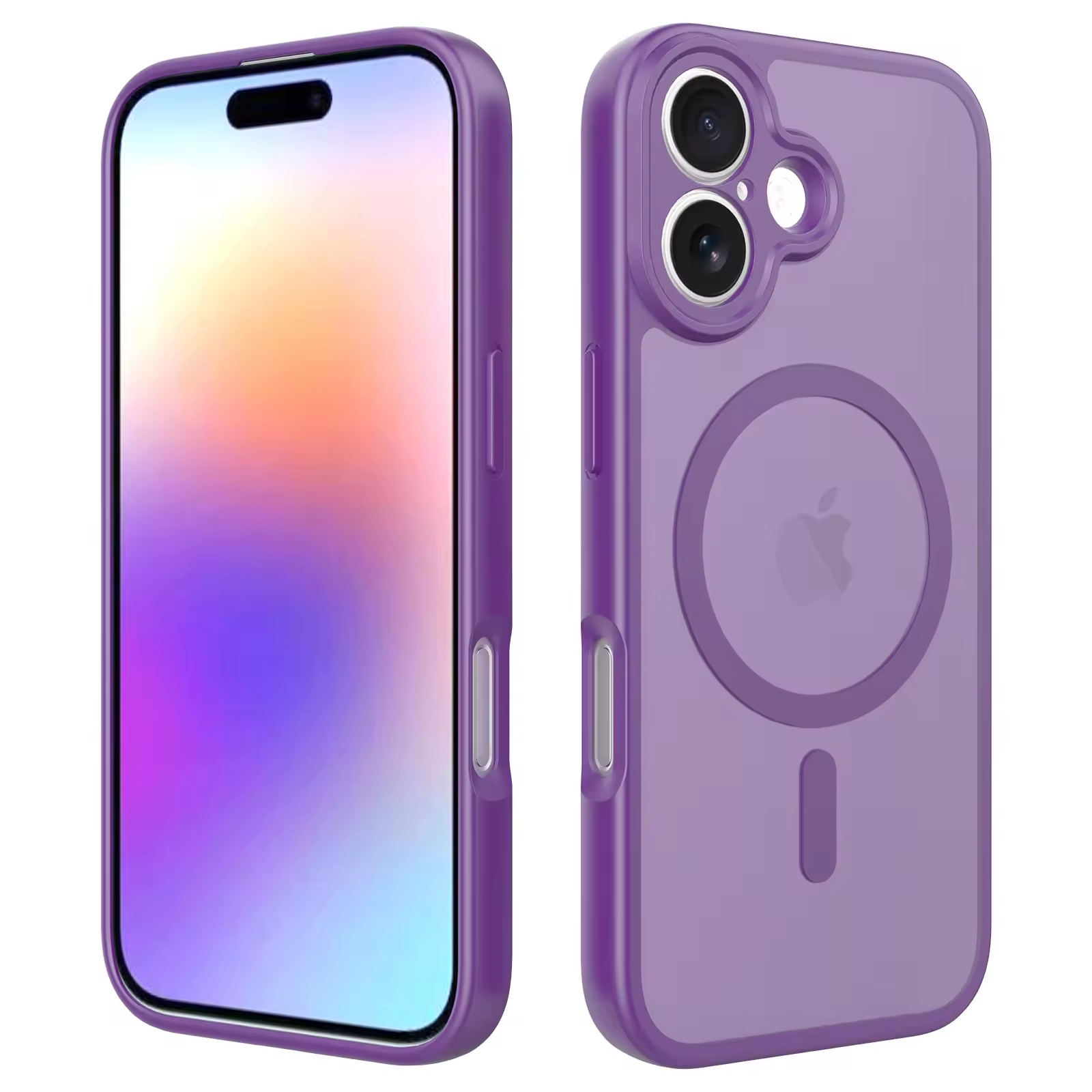 Frosted MagSafe iPhone Case Slim Shockproof Magnetic Protective Cover