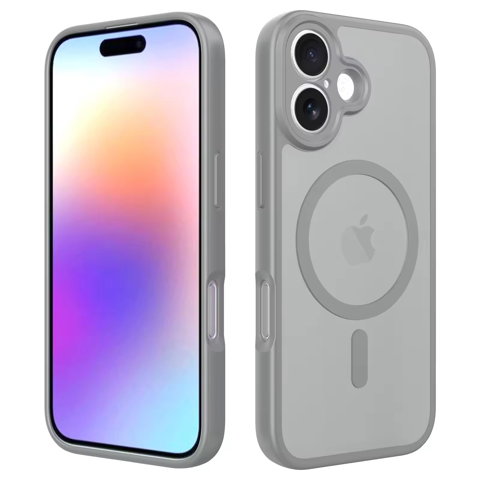 Frosted MagSafe iPhone Case Slim Shockproof Magnetic Protective Cover