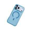 Frosted Sky Blue Magnetic iPhone Case