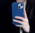 Thin Protective iPhone Case Dual-Layer 3-in-1 2 Tones Shockproof