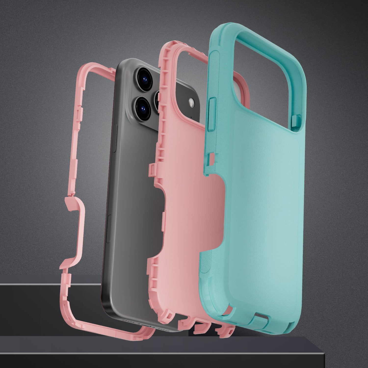 iPhone 17 Dual-Layer Shockproof Case