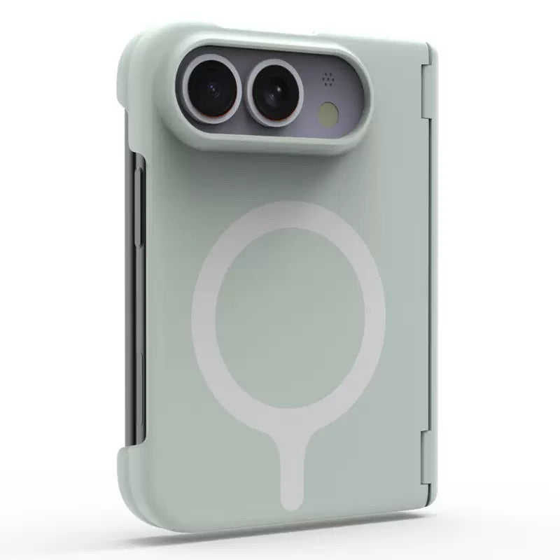 iPhone 18 Fold Green Pastel Magnetic Case – Slim Matte Shockproof Protective Cover