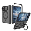 iPhone 18 Fold Magnetic 360° Rotating Ring Stand Case – Shockproof Hinge Protection