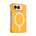 iPhone 18 Fold Yellow Pastel Magnetic Case – Slim Matte Shockproof Protective Cover